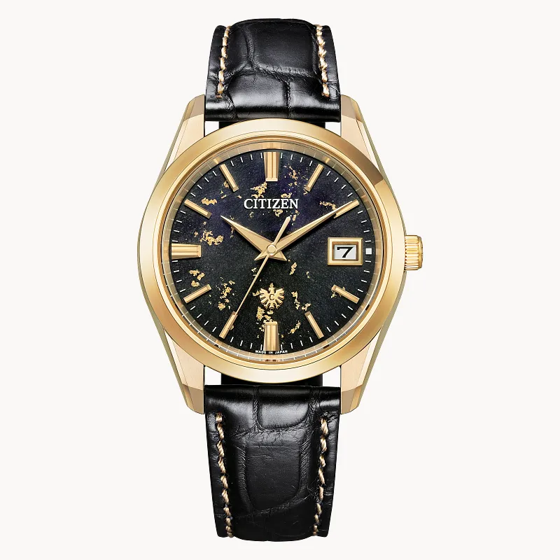 The Citizen Black Dial Crocodile Strap AQ4103-16E | CITIZEN The Citizen Black Dial Crocodile Strap AQ4103-16E | CITIZEN